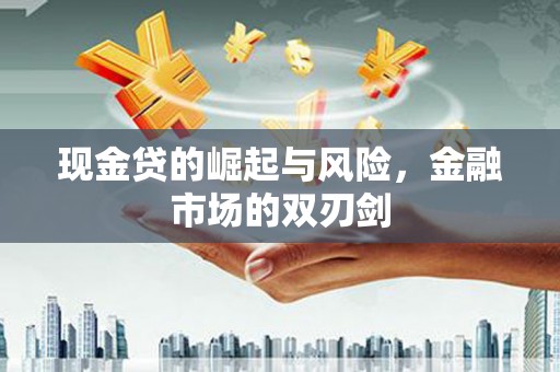 神湾现金贷的崛起与风险，金融市场的双刃剑