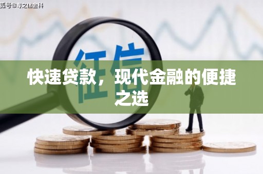 神湾快速贷款，现代金融的便捷之选
