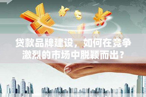 神湾贷款品牌建设，如何在竞争激烈的市场中脱颖而出？