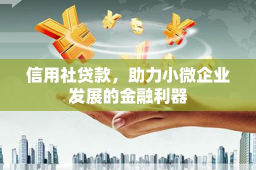 神湾信用社贷款，助力小微企业发展的金融利器