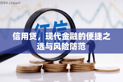 神湾信用贷，现代金融的便捷之选与风险防范