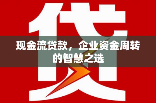 神湾现金流贷款，企业资金周转的智慧之选